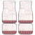 Samoa Siapo Red Trimmed Car Mats Samoa White Sunday - Polynesian Pride