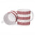 Samoa Siapo Red Trimmed Ceramic Mug Samoa White Sunday - Polynesian Pride