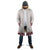 Samoa Siapo Red Trimmed Cloak Samoa White Sunday - Polynesian Pride