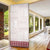 Samoa Siapo Red Trimmed Door Cover Samoa White Sunday - Polynesian Pride