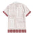 Samoa Siapo Red Trimmed Family Matching Mermaid Dress and Hawaiian Shirt Samoa White Sunday - Polynesian Pride