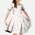 Samoa Siapo Red Trimmed Family Matching Off Shoulder Maxi Dress and Hawaiian Shirt Samoa White Sunday - Polynesian Pride