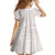Samoa Siapo Red Trimmed Family Matching Summer Maxi Dress and Hawaiian Shirt Samoa White Sunday - Polynesian Pride