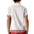 Samoa Siapo Red Trimmed Kid Polo Shirt Samoa White Sunday - Polynesian Pride