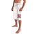 Samoa Siapo Red Trimmed Lavalava Samoa White Sunday - Polynesian Pride