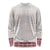 Samoa Siapo Red Trimmed Long Sleeve Shirt Samoa White Sunday - Polynesian Pride
