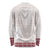 Samoa Siapo Red Trimmed Long Sleeve Shirt Samoa White Sunday - Polynesian Pride