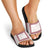 Samoa Siapo Red Trimmed Slide Sandals Samoa White Sunday - Polynesian Pride