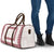 Samoa Siapo Red Trimmed Travel Bag Samoa White Sunday - Polynesian Pride