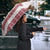 Samoa Siapo Red Trimmed Umbrella Samoa White Sunday - Polynesian Pride