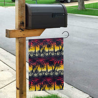 Hawaii Hibiscus Palm Tree Sunset Garden Flag Tropical Style - Polynesian Pride