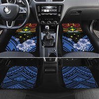 Personalised Vanuatu Tafea Province Car Mats Unique Tropical Tribal Pattern