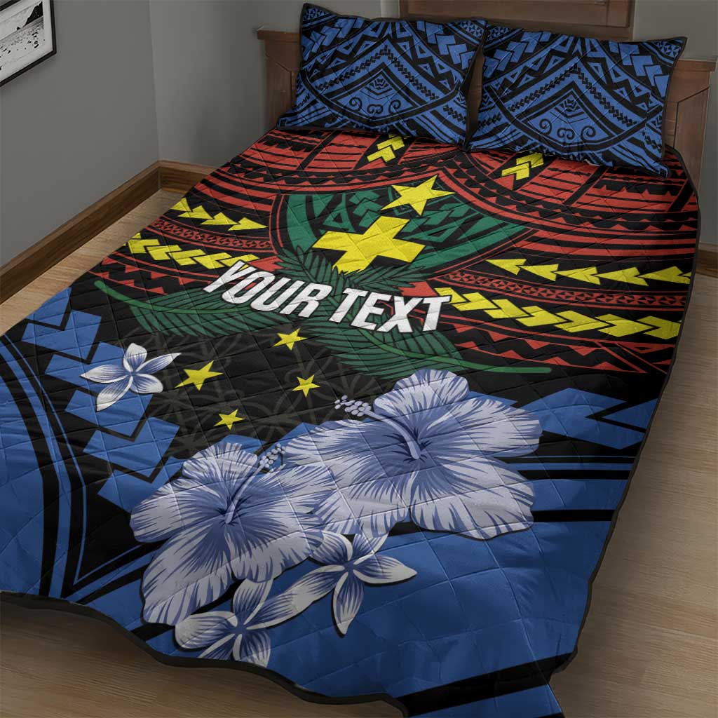Personalised Vanuatu Tafea Province Quilt Bed Set Unique Tropical Tribal Pattern