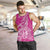 Custom New Zealand Rugby Silver Fern Men Tank Top Aotearoa Kiwi Maori Pink Version - Polynesian Pride