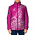 Custom New Zealand Rugby Silver Fern Padded Jacket Aotearoa Kiwi Maori Pink Version - Polynesian Pride