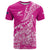 Custom New Zealand Rugby Silver Fern T Shirt Aotearoa Kiwi Maori Pink Version - Polynesian Pride