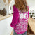 Custom New Zealand Rugby Silver Fern Women Casual Shirt Aotearoa Kiwi Maori Pink Version - Polynesian Pride