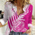 Custom New Zealand Rugby Silver Fern Women Casual Shirt Aotearoa Maori Pink Version - Polynesian Pride