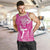 New Zealand Silver Fern Rugby All Pink Men Tank Top Maori Tiki Player With Ta Moko Tribal - Polynesian Pride