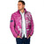 New Zealand Silver Fern Rugby All Pink Padded Jacket Maori Tiki Player With Ta Moko Tribal - Polynesian Pride