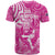 New Zealand Silver Fern Rugby All Pink T Shirt Maori Tiki Player With Ta Moko Tribal - Polynesian Pride