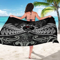 Toitu Te Tiriti Aotearoa Silver Fern Sarong New Zealand Maori Pattern