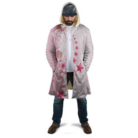 Pink Plumeria Sea Shell Cloak Starfish Polynesian Pattern - Polynesian Pride