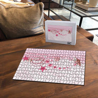 Pink Plumeria Sea Shell Puzzle Starfish Polynesian Pattern - Polynesian Pride