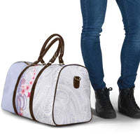 Purple Plumeria Sea Shell Travel Bag Starfish Polynesian Pattern - Polynesian Pride
