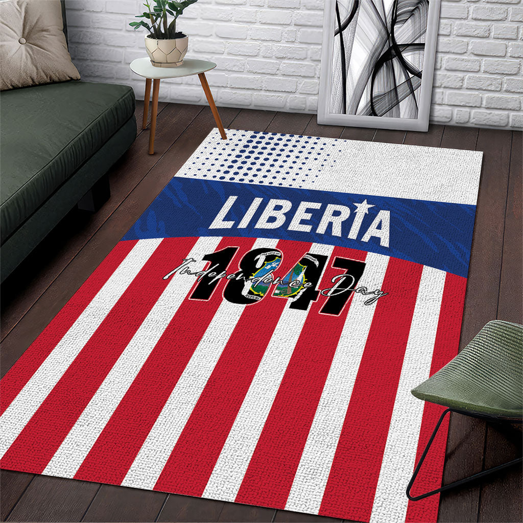 Liberia 1847 Area Rug Happy Independence Day LT01 Multicolor - Polynesian Pride