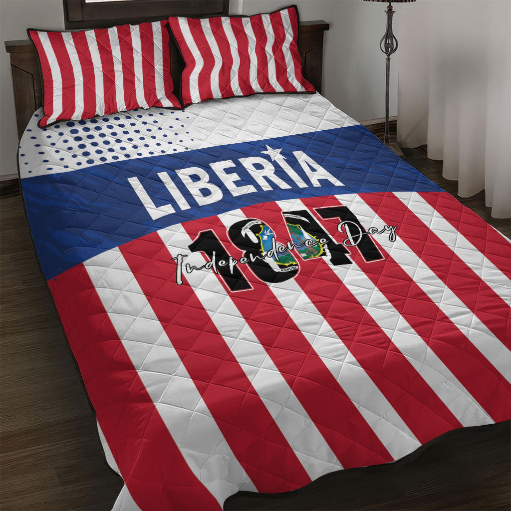 Liberia 1847 Quilt Bed Set Happy Independence Day LT01 Multicolor - Polynesian Pride