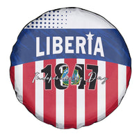 Liberia 1847 Spare Tire Cover Happy Independence Day