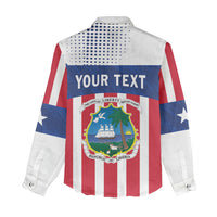 Personalized Liberia 1847 Women Casual Shirt Happy Independence Day