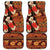 Hawaii Christmas Poinsettia Lei Car Mats Tapa Pattern - Polynesian Pride