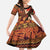Hawaii Christmas Poinsettia Lei Family Matching Summer Maxi Dress and Hawaiian Shirt Tapa Pattern - Polynesian Pride