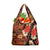 Hawaii Christmas Poinsettia Lei Grocery Bag Tapa Pattern - Polynesian Pride