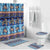 Hawaii Turtles Pattern Special Blue Bathroom Set - Polynesian Pride