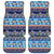 Hawaii Turtles Pattern Special Blue Car Mats - Polynesian Pride