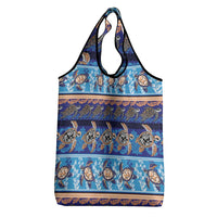 Hawaii Turtles Pattern Special Blue Grocery Bag - Polynesian Pride