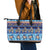 Hawaii Turtles Pattern Special Blue Leather Tote Bag - Polynesian Pride