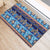 Hawaii Turtles Pattern Special Blue Rubber Doormat - Polynesian Pride
