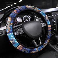 Hawaii Turtles Pattern Special Blue Steering Wheel Cover - Polynesian Pride