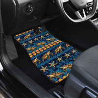 Hawaii Turtles Starfish Unique Pattern Car Mats - Polynesian Pride