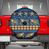 Hawaii Turtles Starfish Unique Pattern Spare Tire Cover - Polynesian Pride