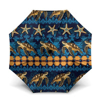 Hawaii Turtles Starfish Unique Pattern Umbrella - Polynesian Pride