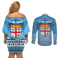 fiji-rugby-couples-matching-off-shoulder-short-dress-and-long-sleeve-button-shirts-fijian-go-2023-world-cup