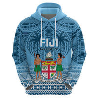 Custom Fiji Rugby Hoodie Fijian Go 2023 World Cup LT01 - Polynesian Pride