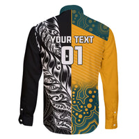 custom-new-zealand-and-ausrtralia-rugby-family-matching-long-sleeve-bodycon-dress-and-hawaiian-shirt-wallabies-kiwi-silver-fern-2023-world-cup