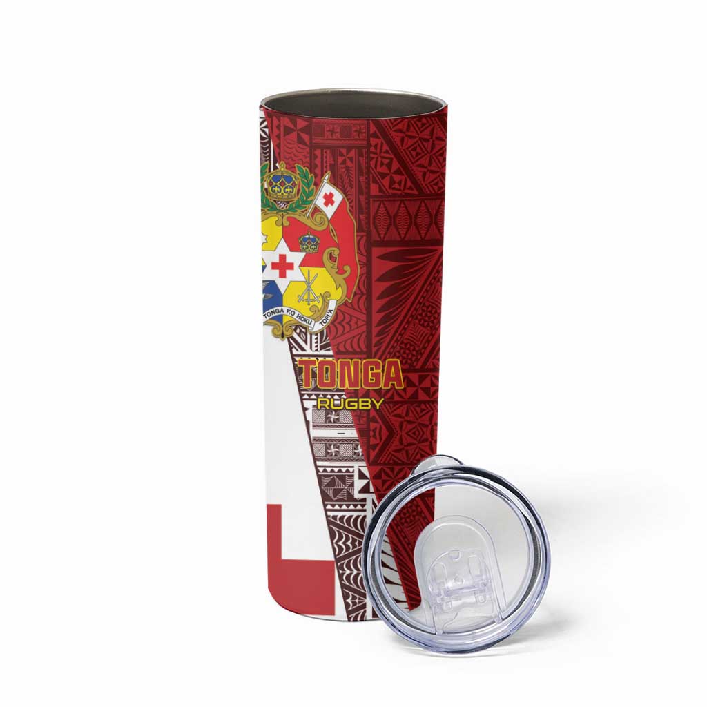 Tonga Rugby Skinny Tumbler Go Tongan