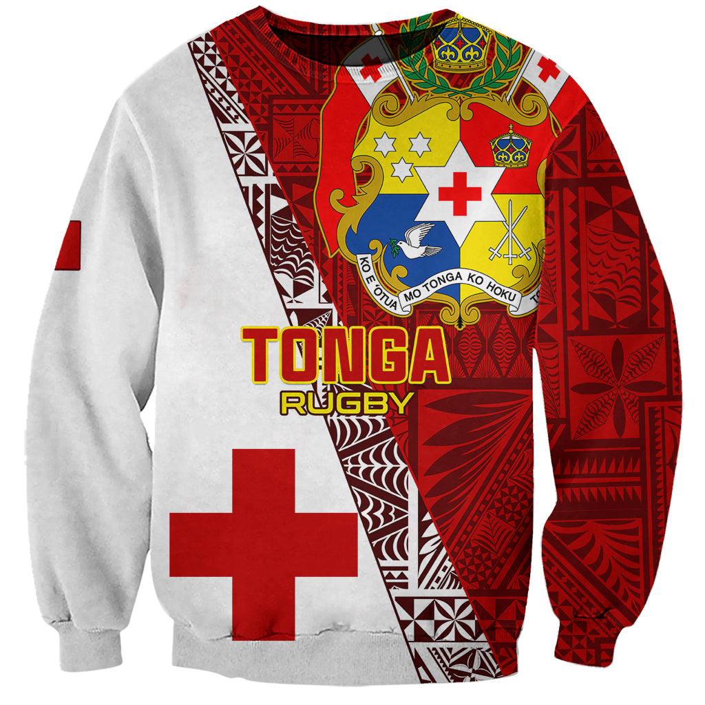 Tonga Rugby Sweatshirt Tongan Go 2023 World Cup LT01 Unisex Red - Polynesian Pride